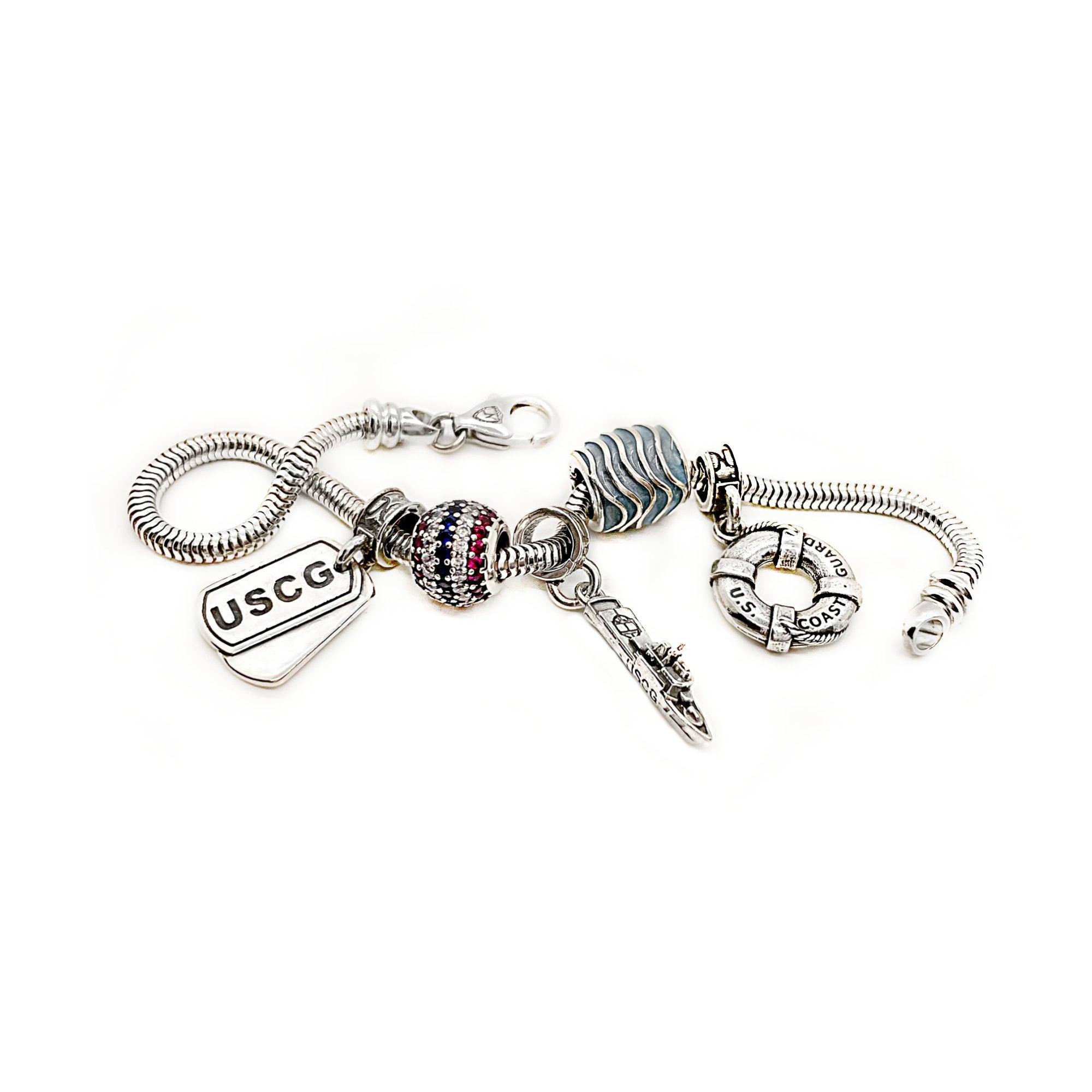 Coast Guard Service and Professional  Dangle Charm Collection - Nomadés Collection