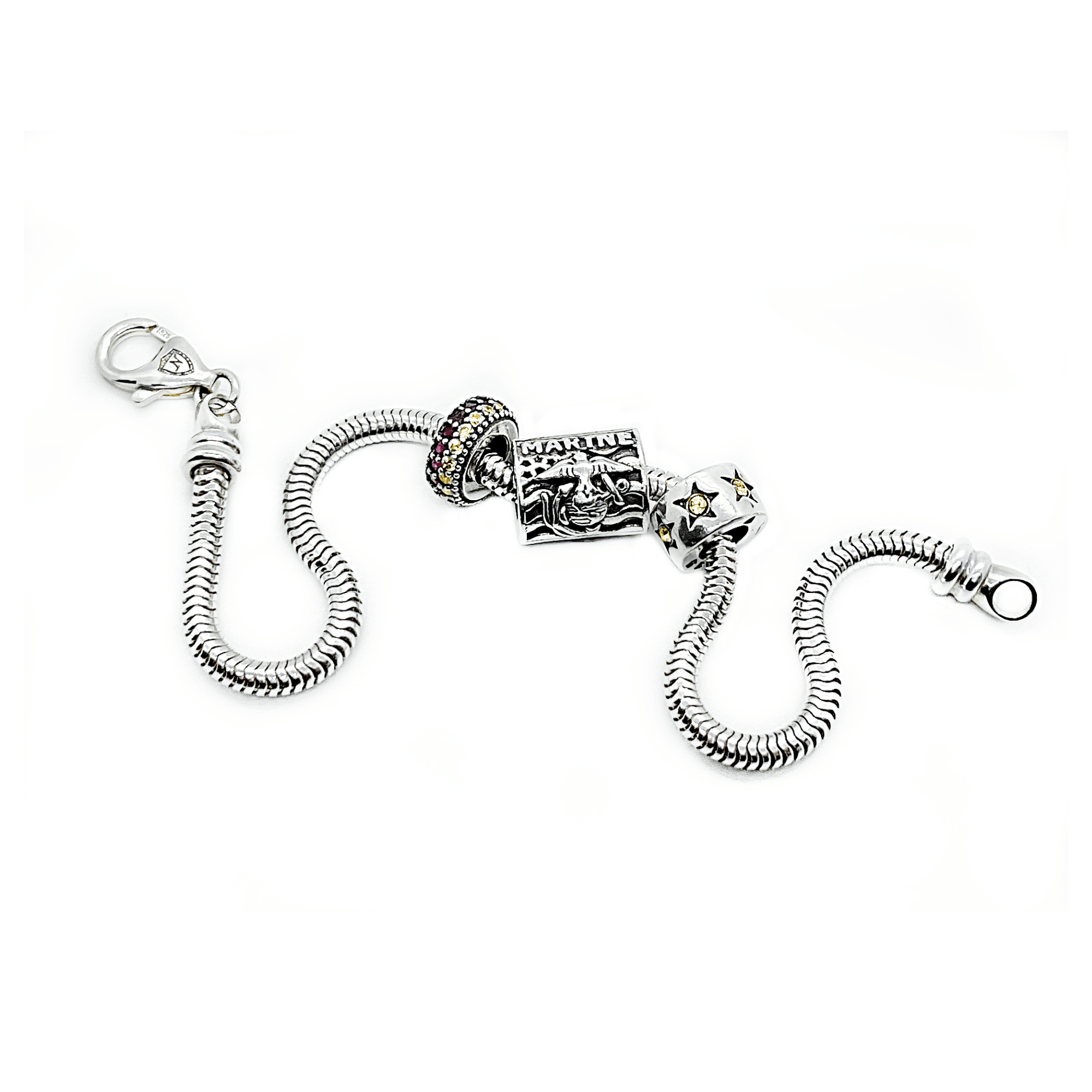 Marine Corps Bead Charm and Spacer Collection - Nomadés Collection