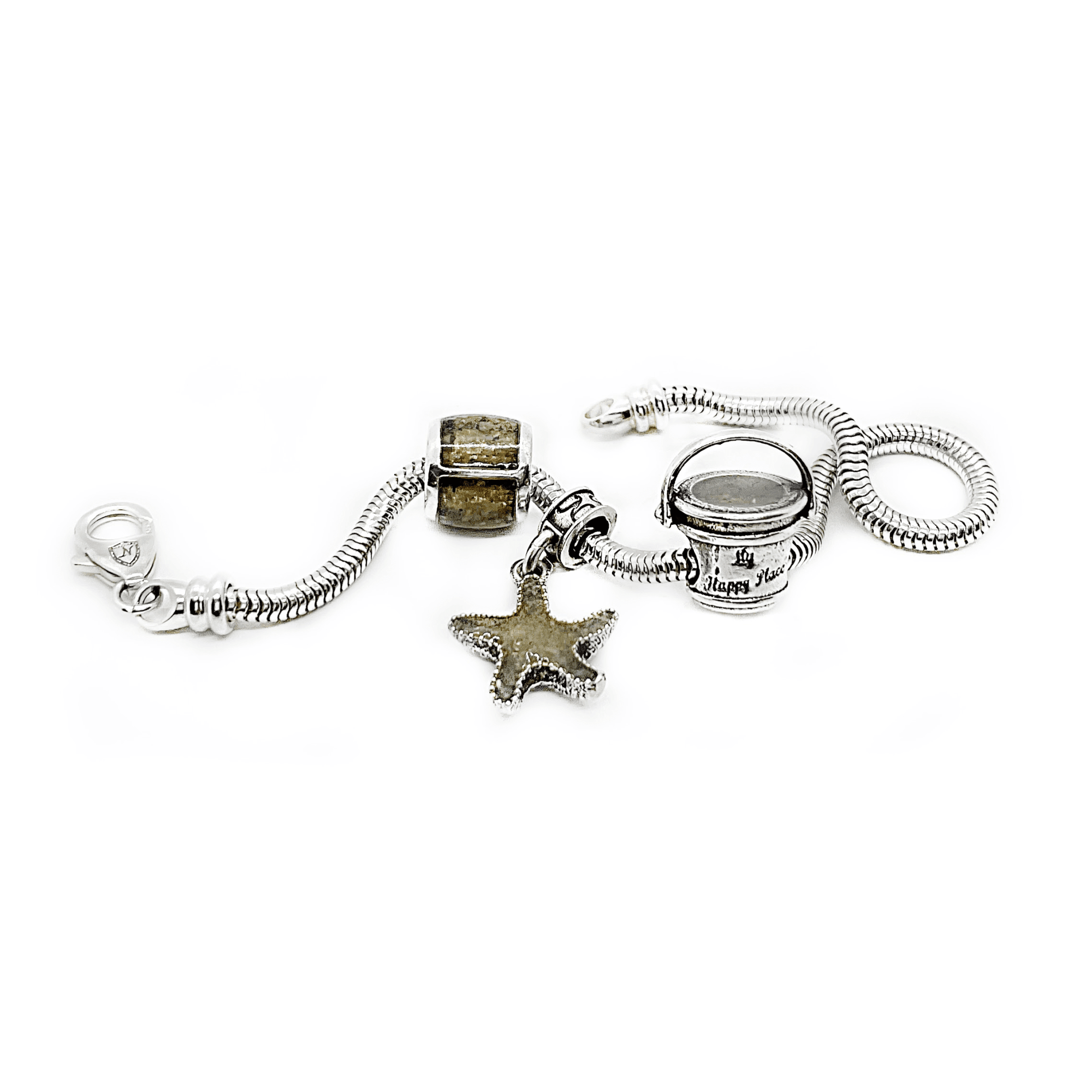 Salt Of The Earth - Sand Filled Charm, Bead and Spacer Collection - Nomadés Collection