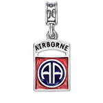 Military Jewelry, Military Charms, United States Army, Military Gifts, 82nd Airborne Fort Bragg Fort Liberty