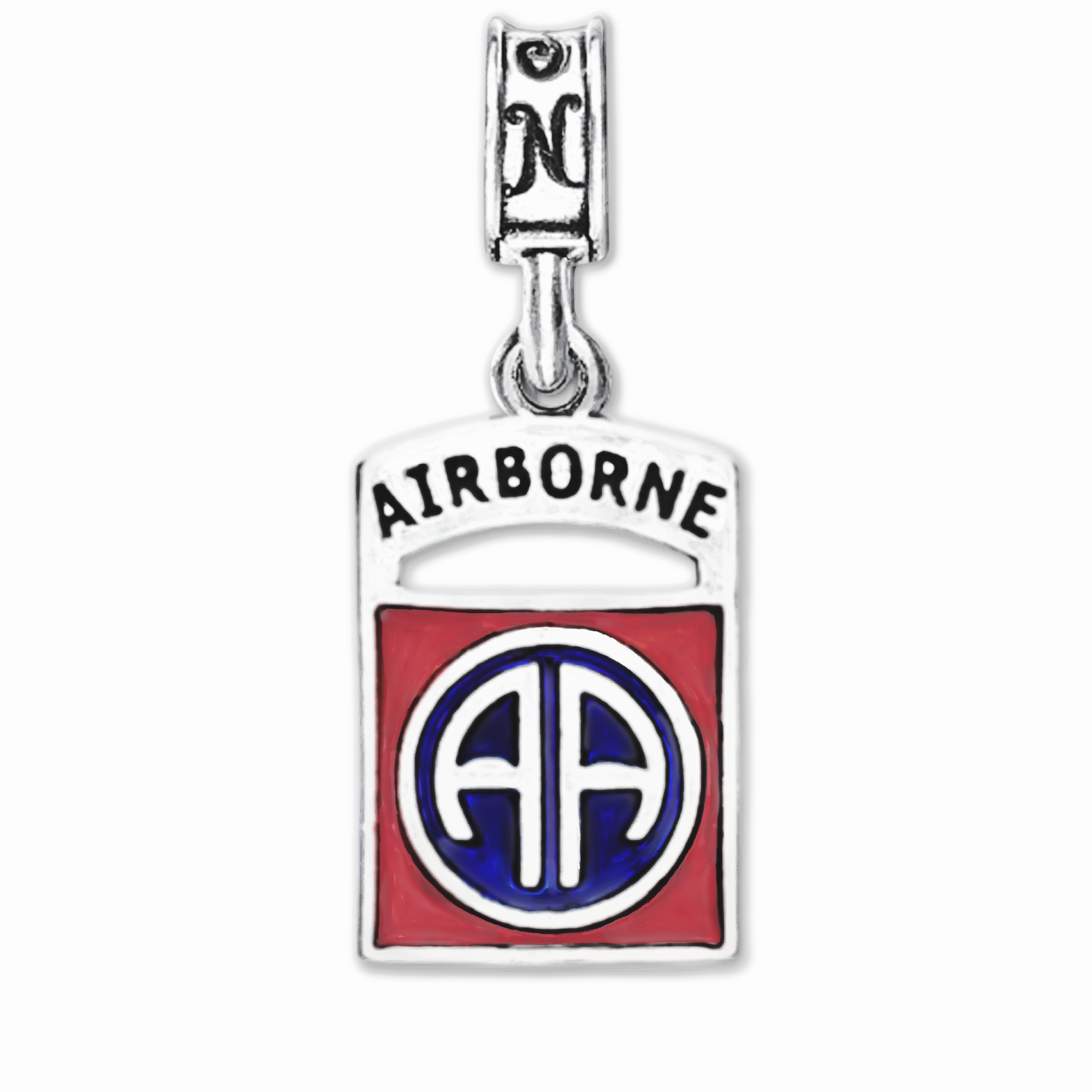 82nd Airborne Enamel Charm