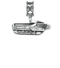 Military Jewelry, Military Charms, Military Gifts, AAV, Assault Amphibious Vehicle