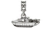 Military Jewelry, Military Charms, Military Gifts, Abrams Tank