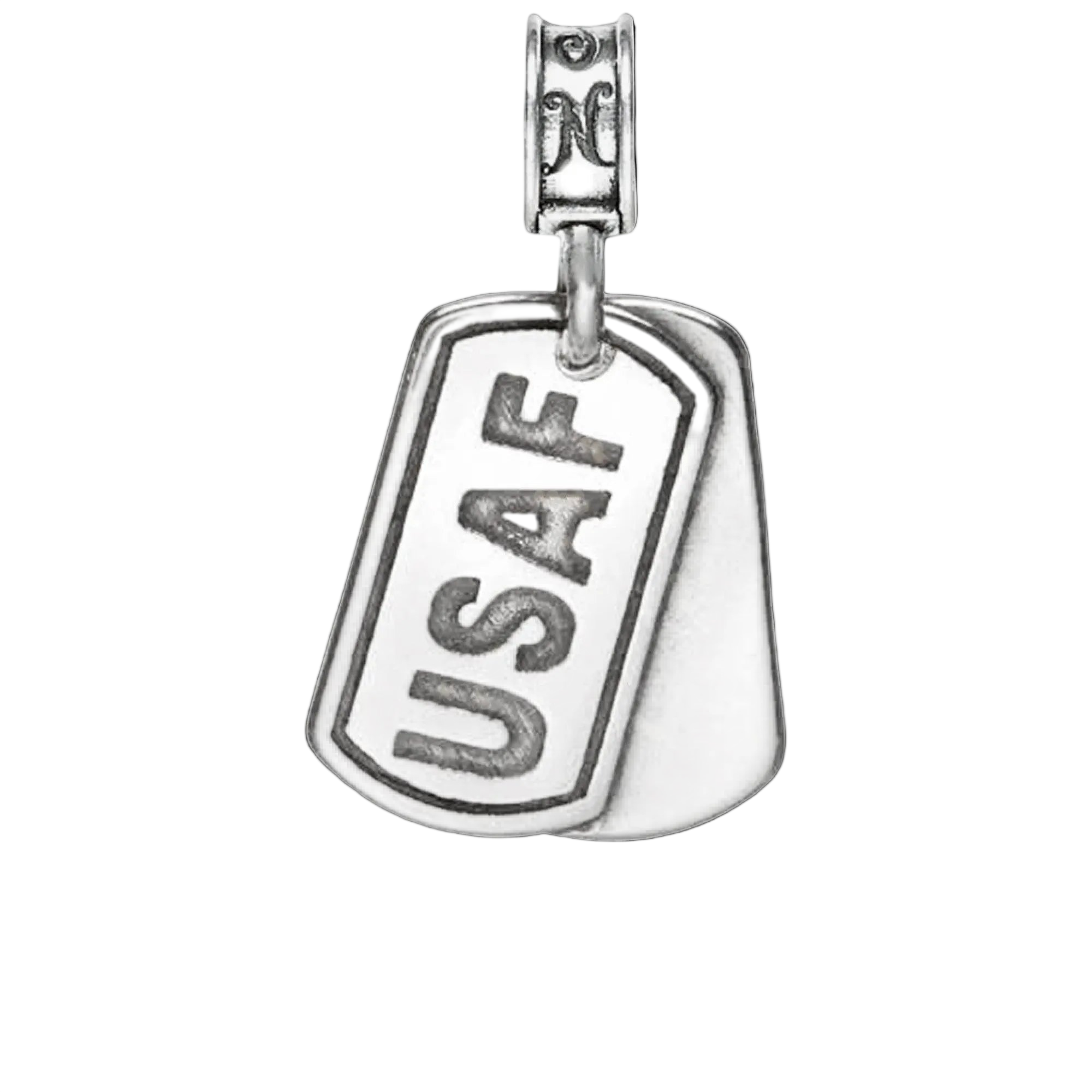 Military Jewelry, Military Charms, Military Gifts, USAF, United States Air Force, USAF Dog Tag, United States Air Force Dog Tag