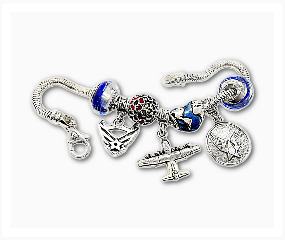 Air Force Service and Professional Dangle Charm Collection Nomades Collection