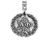 sterling silver sorority greek charm alpha phi sisterhood