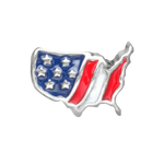Military Spacer, Patriotic Bead and Spacer, America the Beautiful