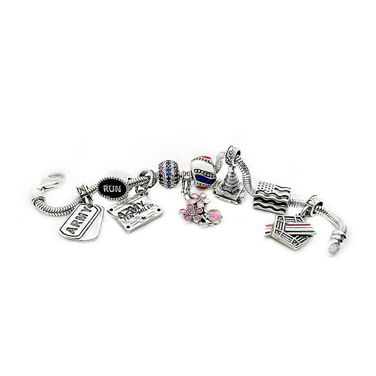 Army Dog Tag Charm