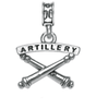 Military Jewelry, Military Charms, Marine Corps, USMC, Military Gifts, Artillery Badge Charm