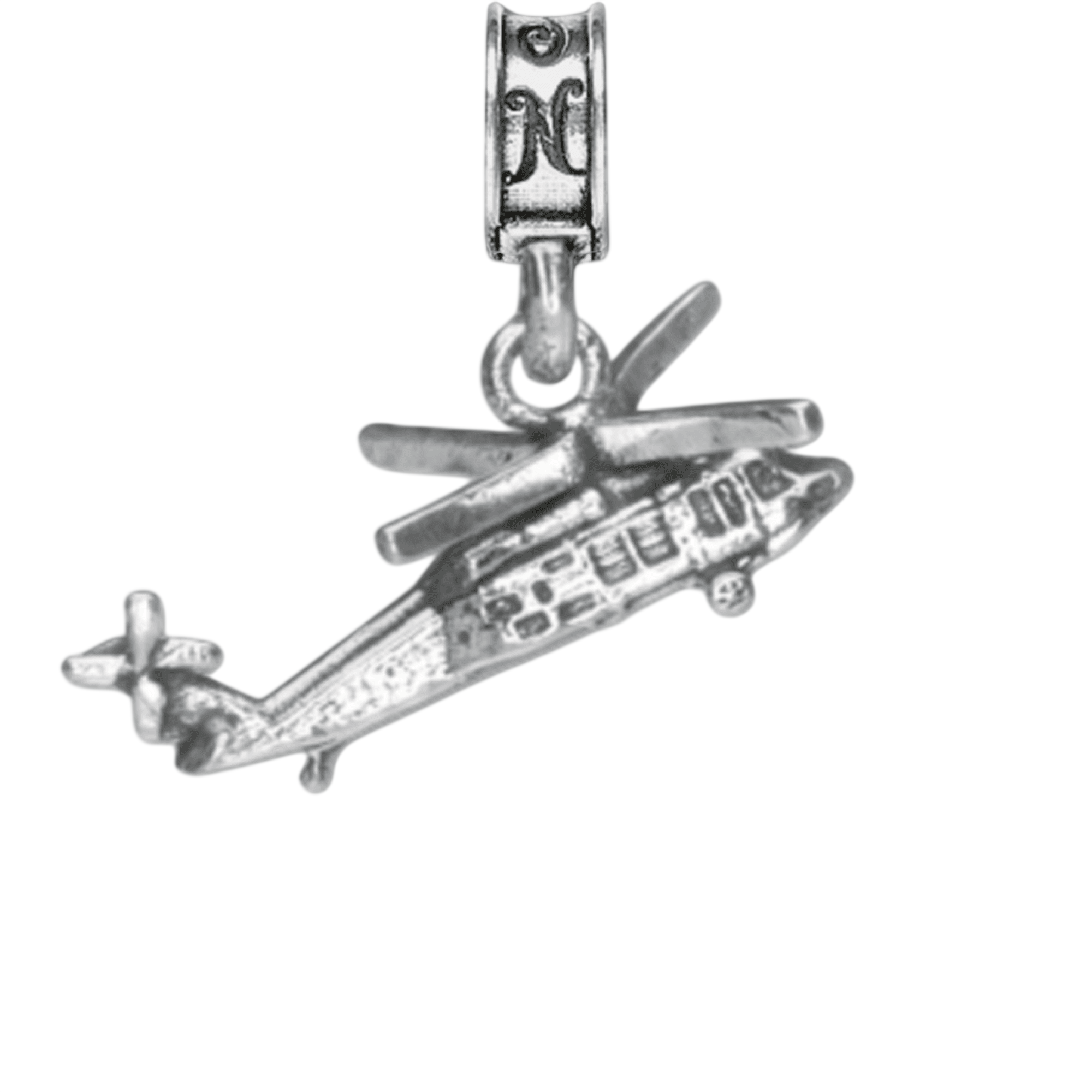 Military Jewelry, Military Charms, Military Gifts, Military Aviation, Blackhawk Helicopter Charm