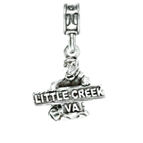 Military Jewelry, Military Charms, Navy, USN, Military Gifts, NAB Little Creek Virginia