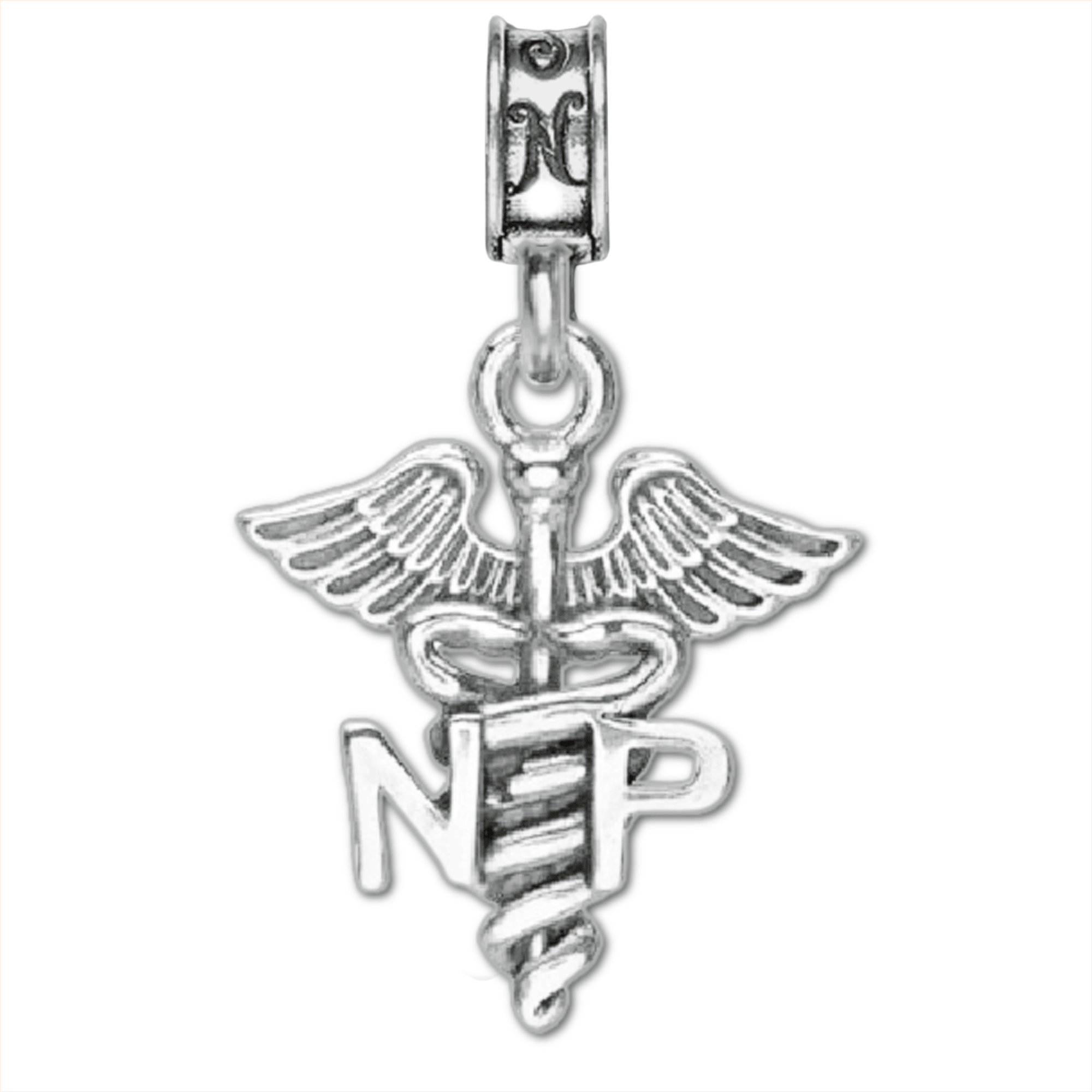 Military Jewelry, Military Charms, Military Gifts,  Nurse Practitioner Charm, NP Charm