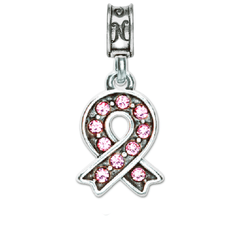 Military Jewelry, Military Charms, Military Gifts, Breast Cancer Awareness, Pink Ribbon Charm