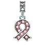 Military Jewelry, Military Charms, Military Gifts, Breast Cancer Awareness, Pink Ribbon Charm