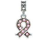 Military Jewelry, Military Charms, Military Gifts, Breast Cancer Awareness, Pink Ribbon Charm