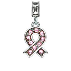 Military Jewelry, Military Charms, Military Gifts, Breast Cancer Awareness, Pink Ribbon Charm