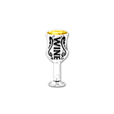 Sterling silver wine glass bead, spacer, military jewelry, military charms, military gifts