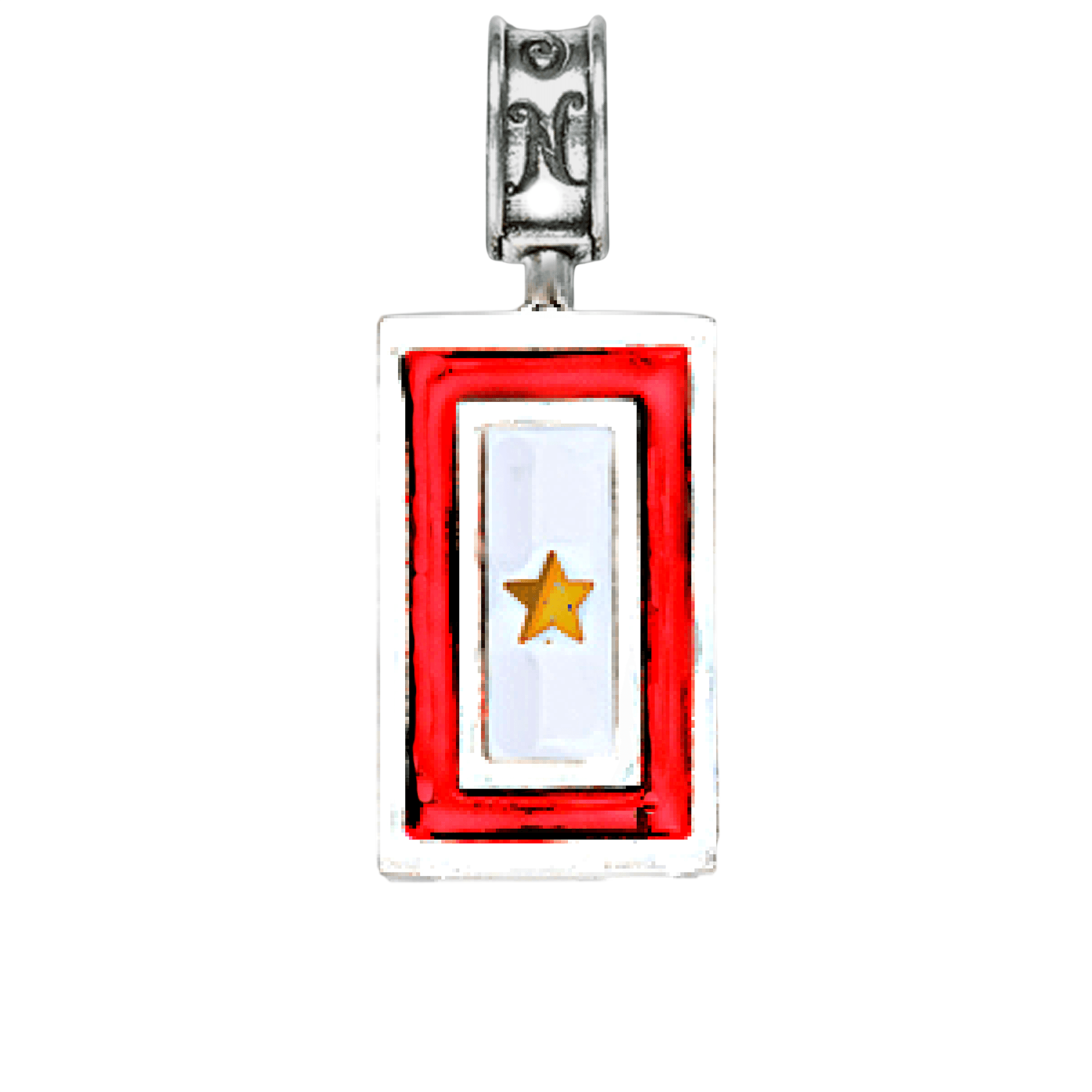 Military Jewelry, Military Charms, Military Gifts,  Gold Star Flag Charm, Gold Star Mom, Gold Star Wif