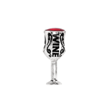 Red Wine Bead Charm, military charms, military jewelry, sterling silver charms, sterling silver jewelry, military gifts