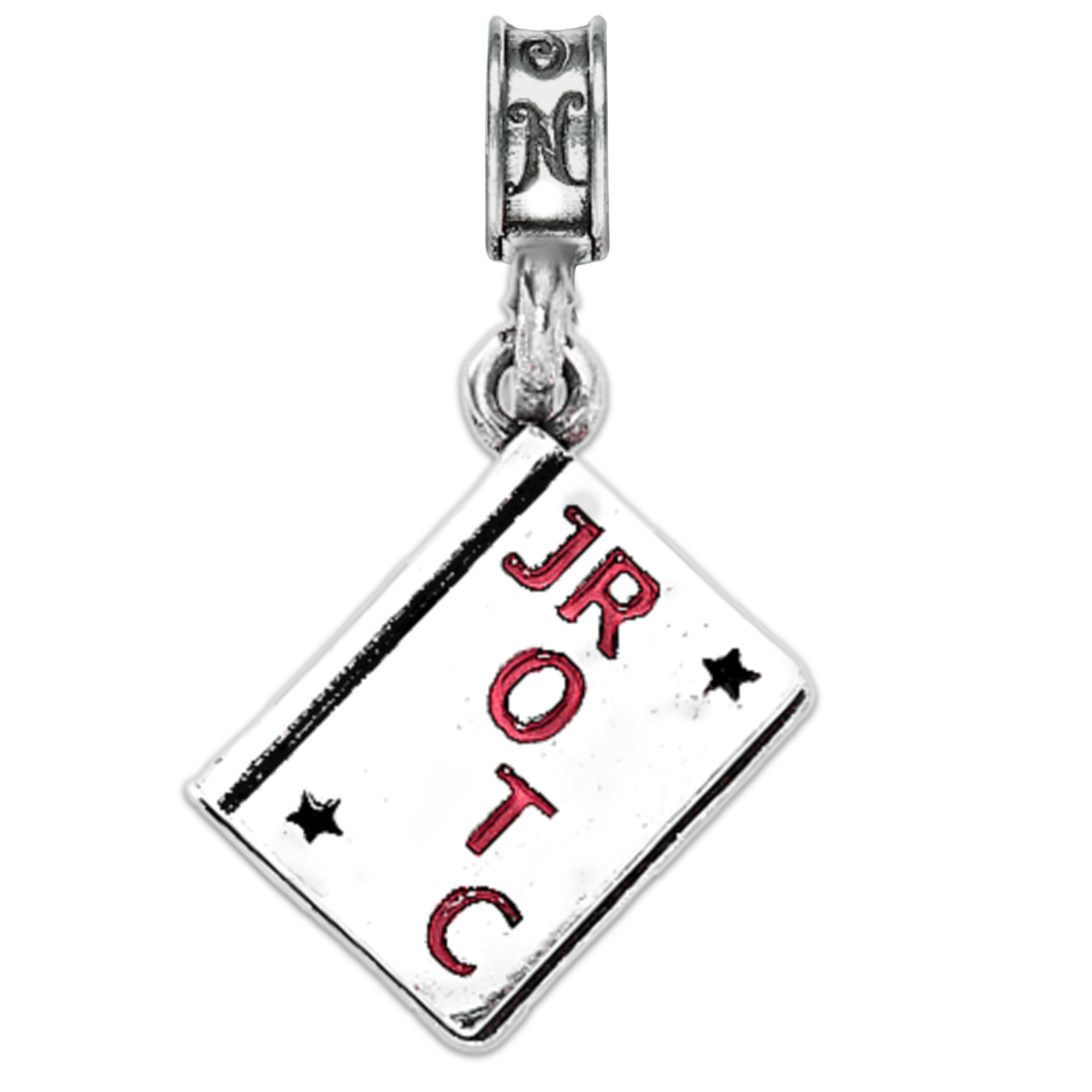 JROTC charm, sterling silver charm, military jewelry, military, charms