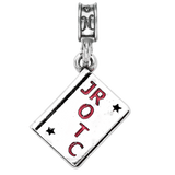 JROTC charm, sterling silver charm, military jewelry, military, charms