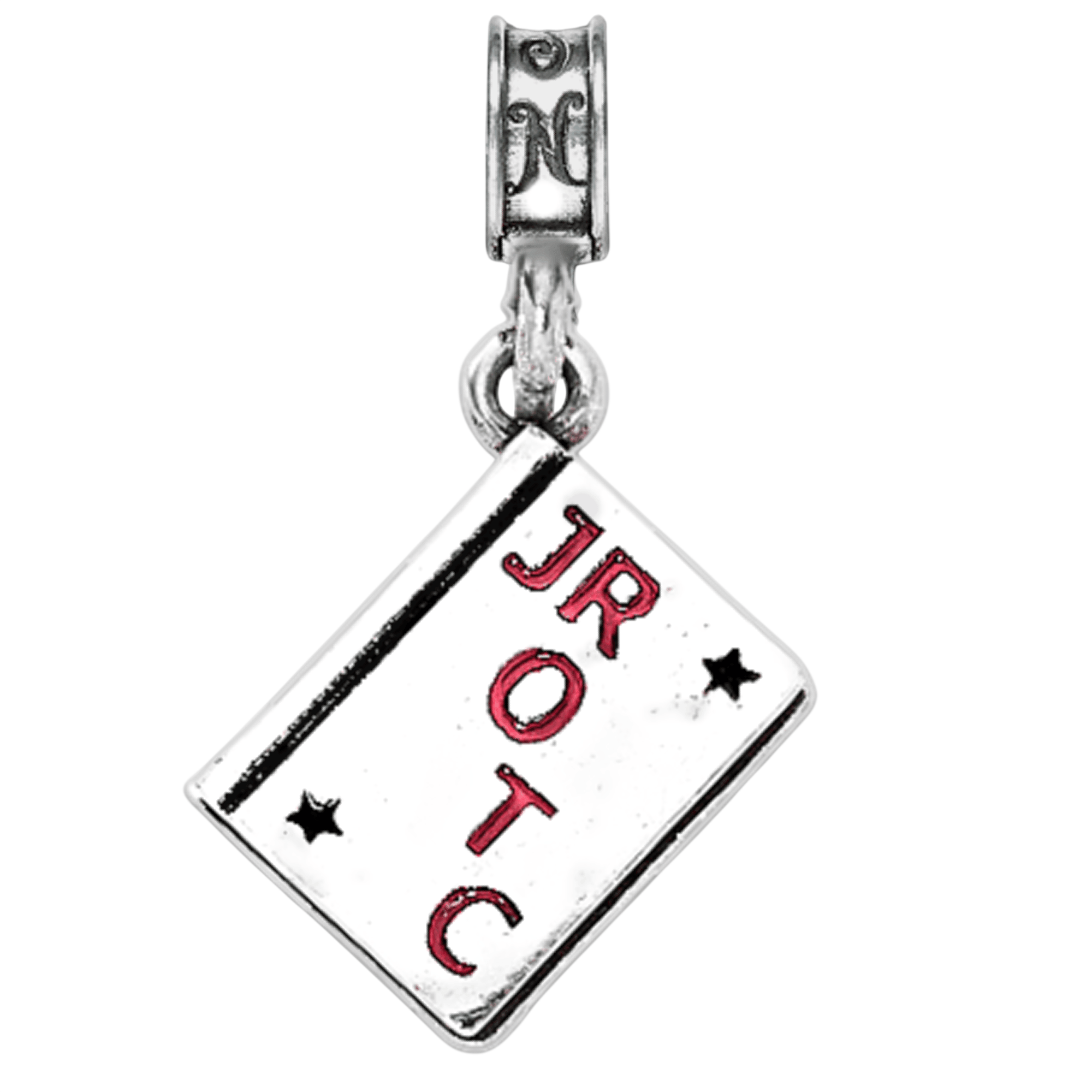 JROTC charm, sterling silver charm, military jewelry, military, charms