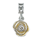 Fort Sam Houston Yellow Rose Charm