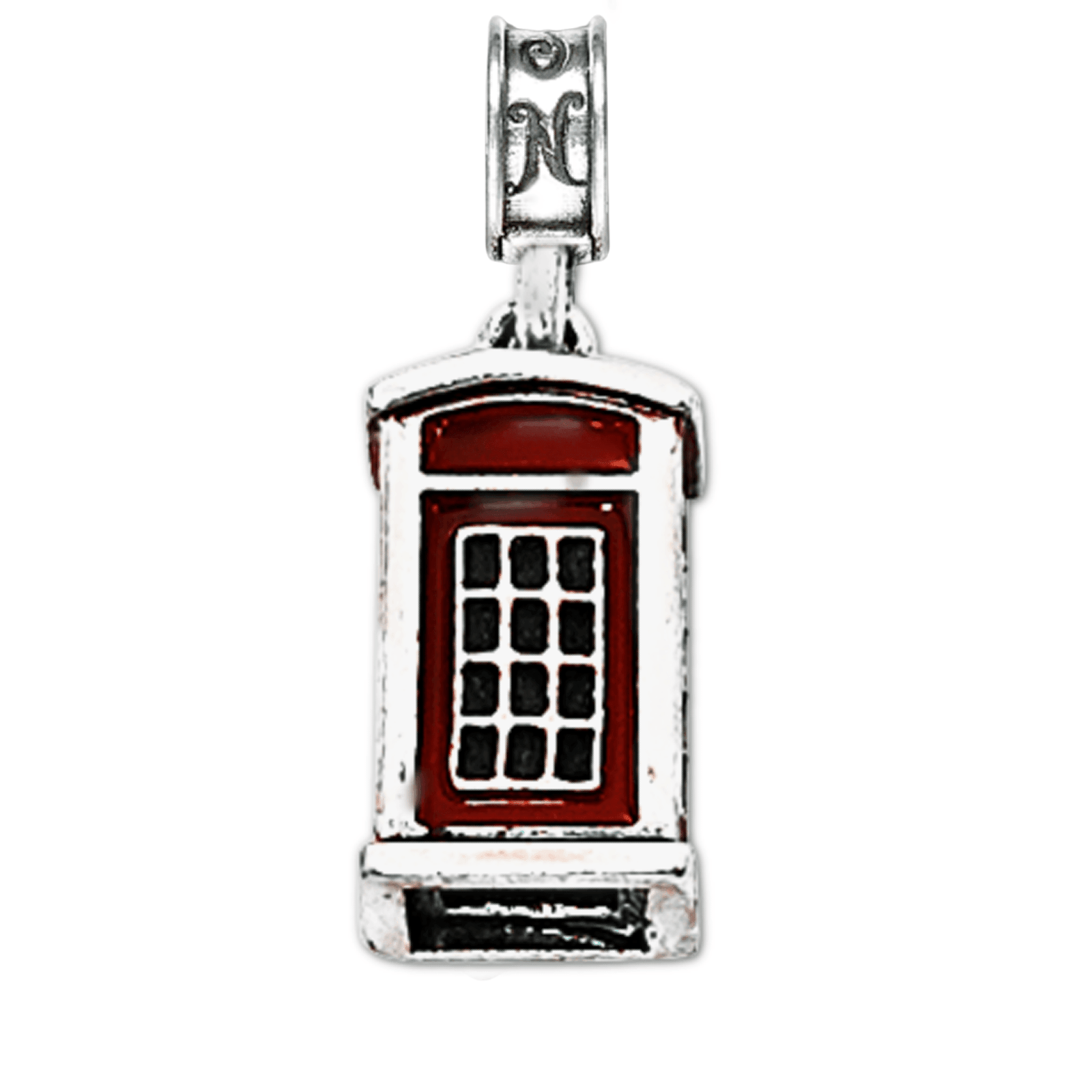 Armed Forces Great Britain Telephone Booth Charm
