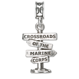 Military Jewelry, Military Charms, Marine Corps, USMC, Military Gifts, MCB Quantico Crossroads of the Marine Corps Quantico Virginia