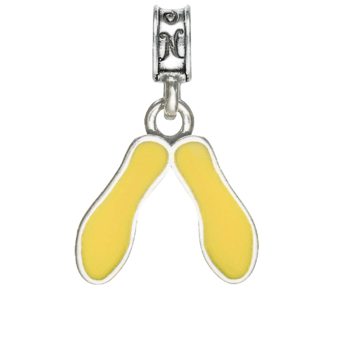 MCRD San Diego Yellow Footprint Charm