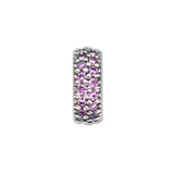 Pave Spacer - Pink