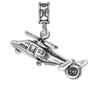 Military Jewelry, Military Charms, Military Gifts, Military Aviation, MH-65 Helicopter Charm