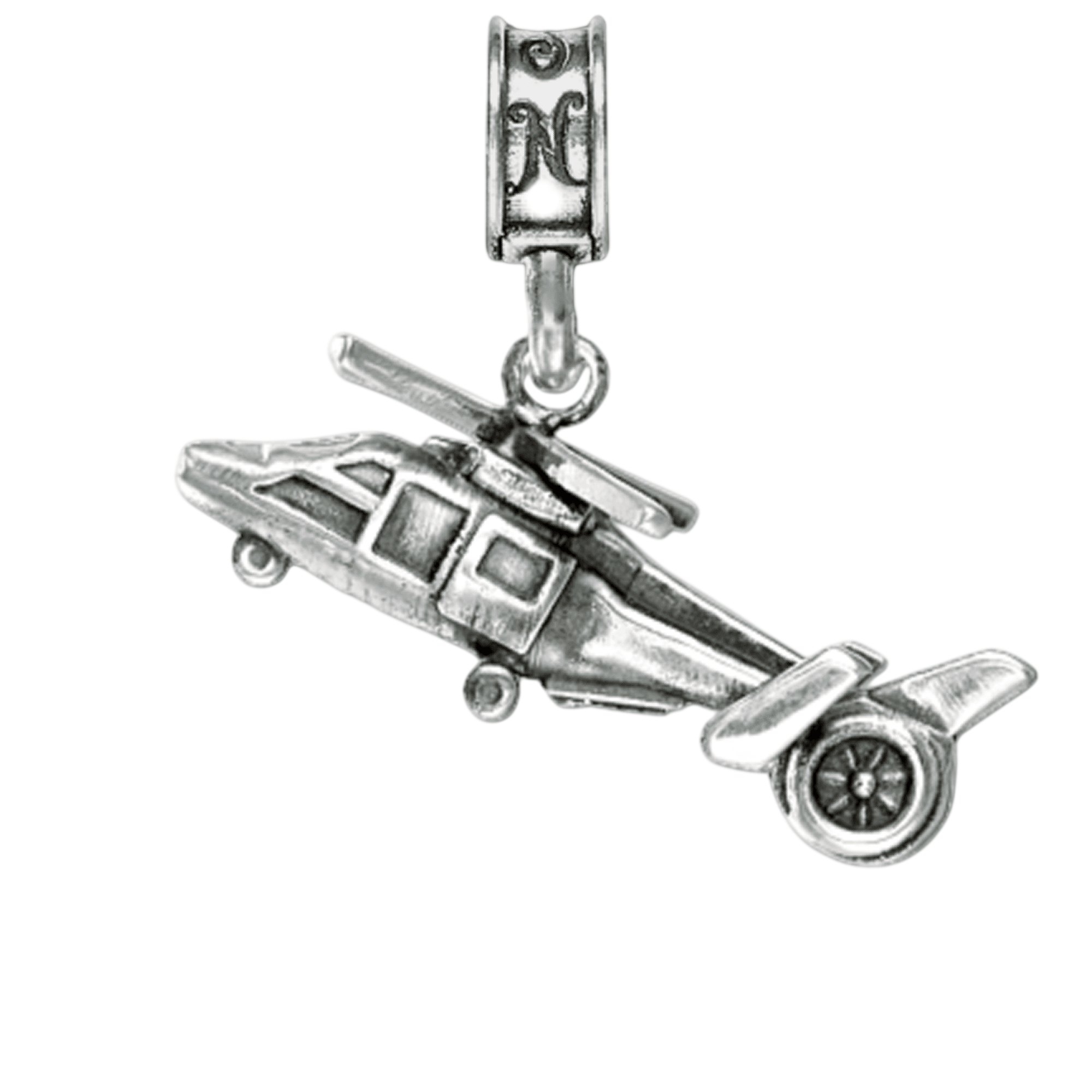 Military Jewelry, Military Charms, Military Gifts, Military Aviation, MH-65 Helicopter Charm