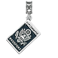 Diplomatic Passport Charm