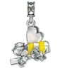 Military Jewelry, Military Charms, Navy, USN, Military Gifts, Seabees Charm