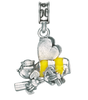 Military Jewelry, Military Charms, Navy, USN, Military Gifts, Seabees Charm