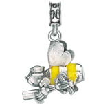 Military Jewelry, Military Charms, Navy, USN, Military Gifts, Seabees Charm