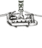 CH 47 Charm Sterling Silver Military Jewelry Military Jewelry, Military Charms, Military Gifts, Military Aviation, CH-47 Helicopter Charm