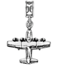 Military Jewelry, Military Charms, Military Gifts, Military Aviation, C-130 Aircraft Charm