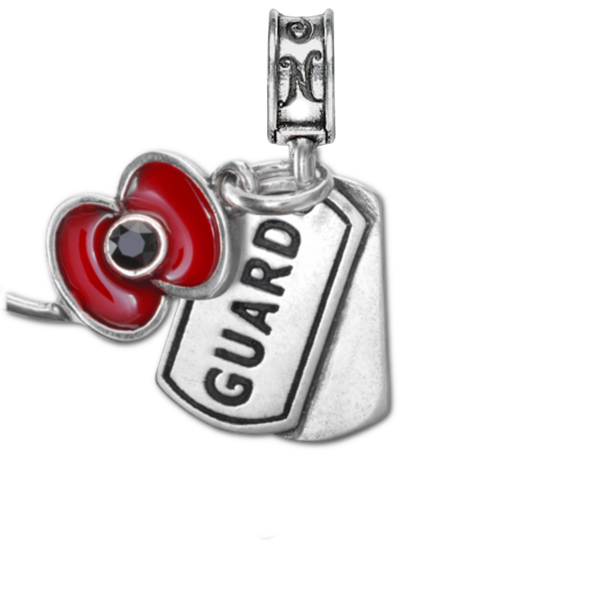 USAF Military Gift Military Charm Air Force Air Army National Guard Poppy