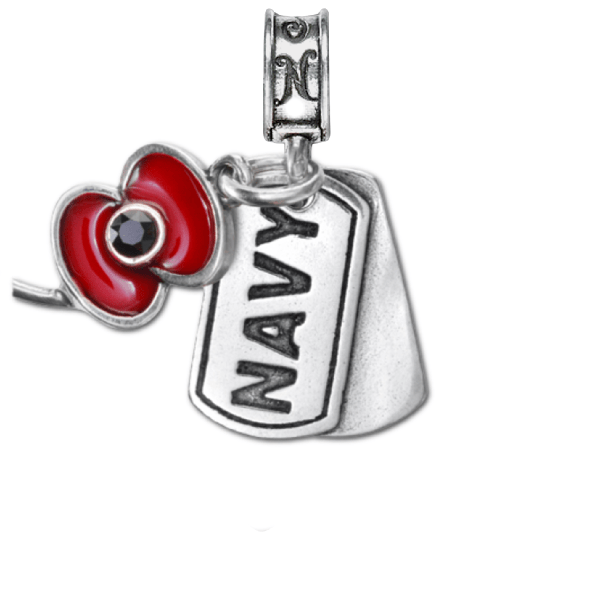 Military Jewelry, Military Charms, Navy, USN, Military Gifts, Navy Dog Tag, Navy Veteran,