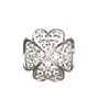 Military Jewelry, Military Charms, Military Gifts,  Lucky Clover Charm, Irish Charm, Ireland Charm, Clear