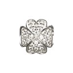 Military Jewelry, Military Charms, Military Gifts,  Lucky Clover Charm, Irish Charm, Ireland Charm, Clear