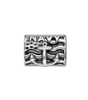 Military Jewelry, Military Charms, Military Gifts,  Patriotic Spacer/Bead, Fruited Plain