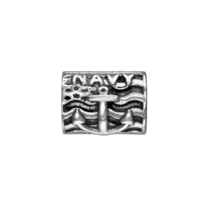 Proud Navy Bead Charm