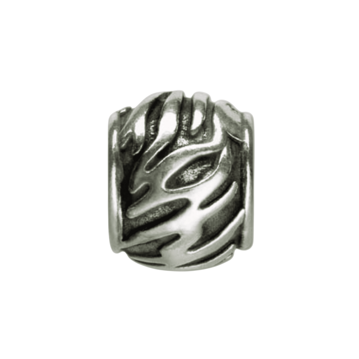 Serengeti Silver Zebra Bead Charm