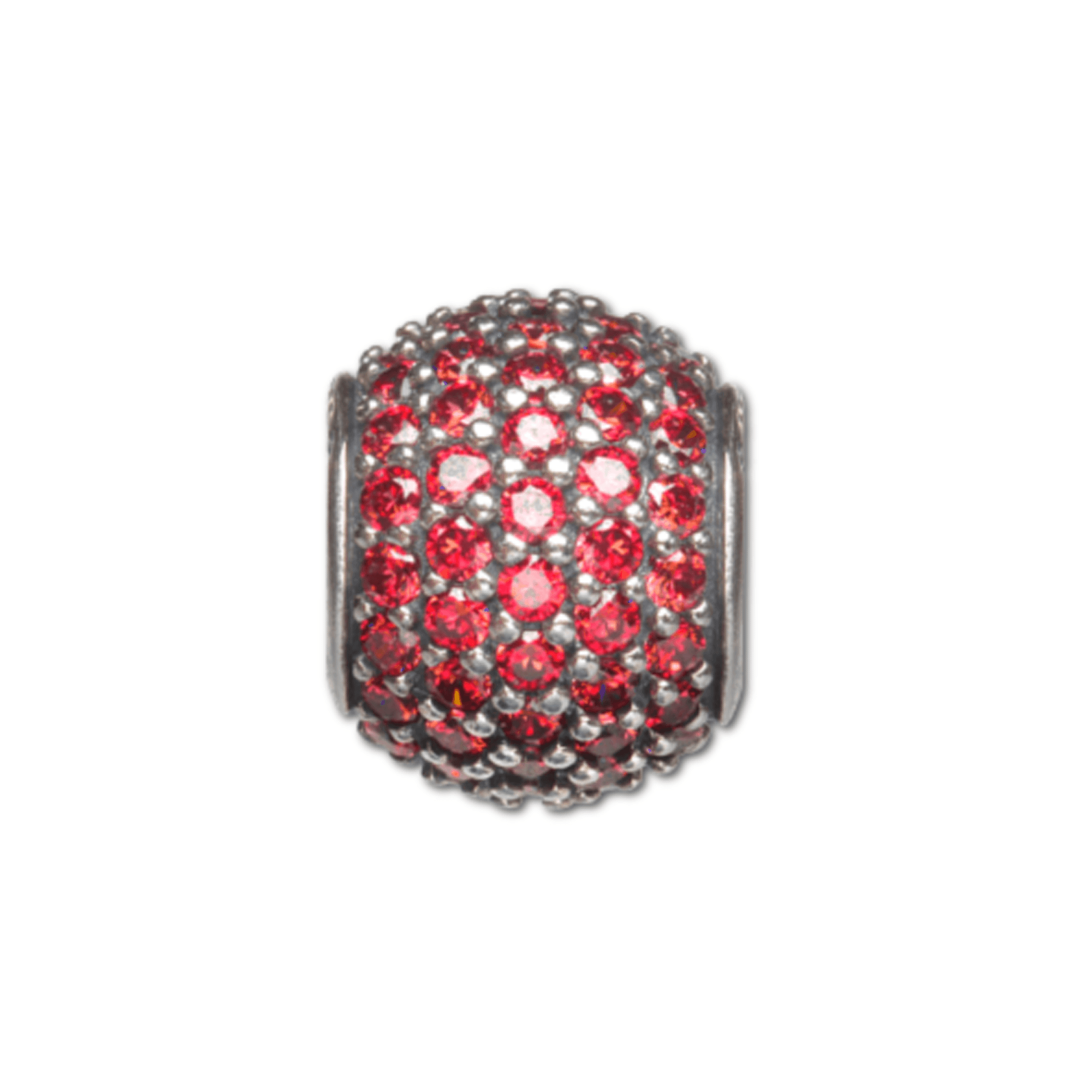 Military Jewelry, Military Gift Red Pave Bead