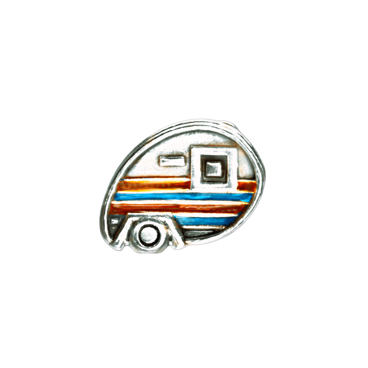 Going Places Tear Drop Camper Bead Charm