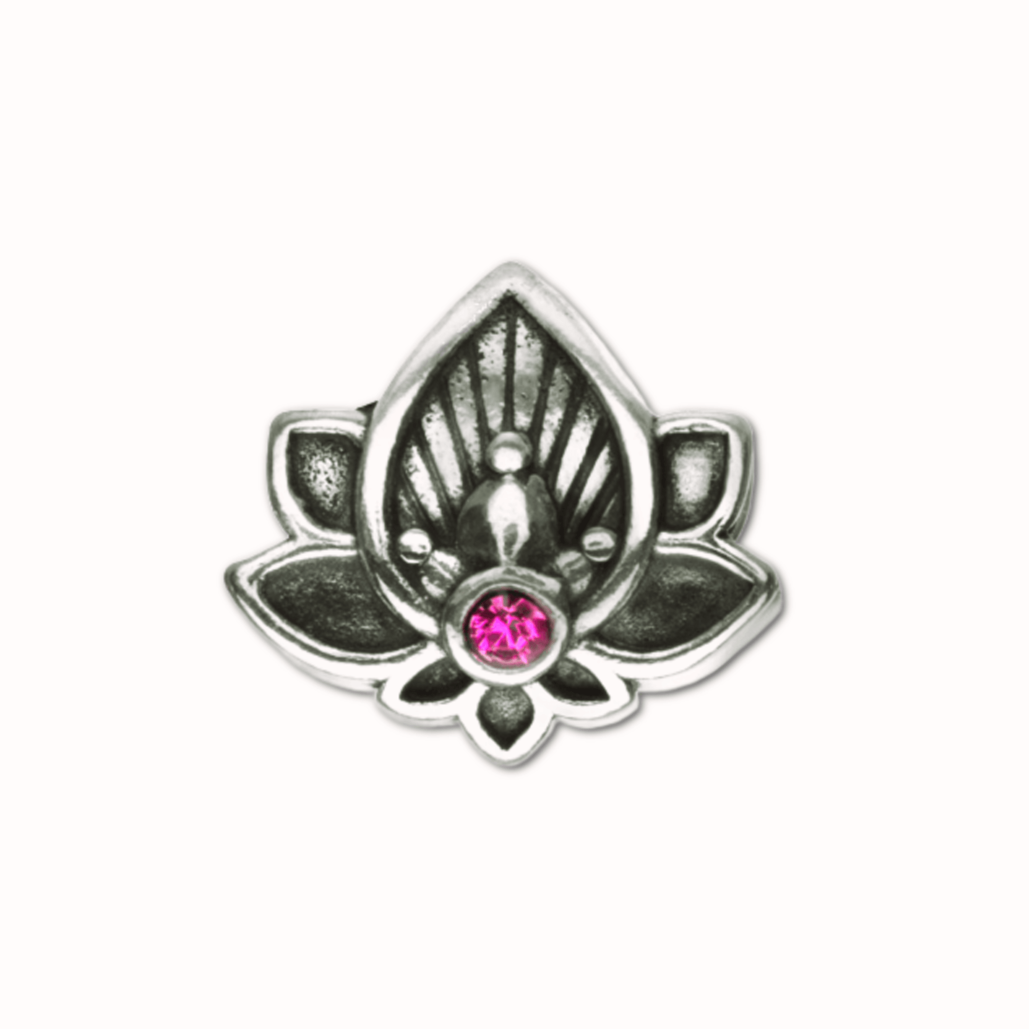 Military Jewelry, Military Charms, Military Gifts, Lotus Flower Charm, Intentional Spacer