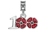 Military Jewelry, Military Charms, Poppy Charm, American Legion